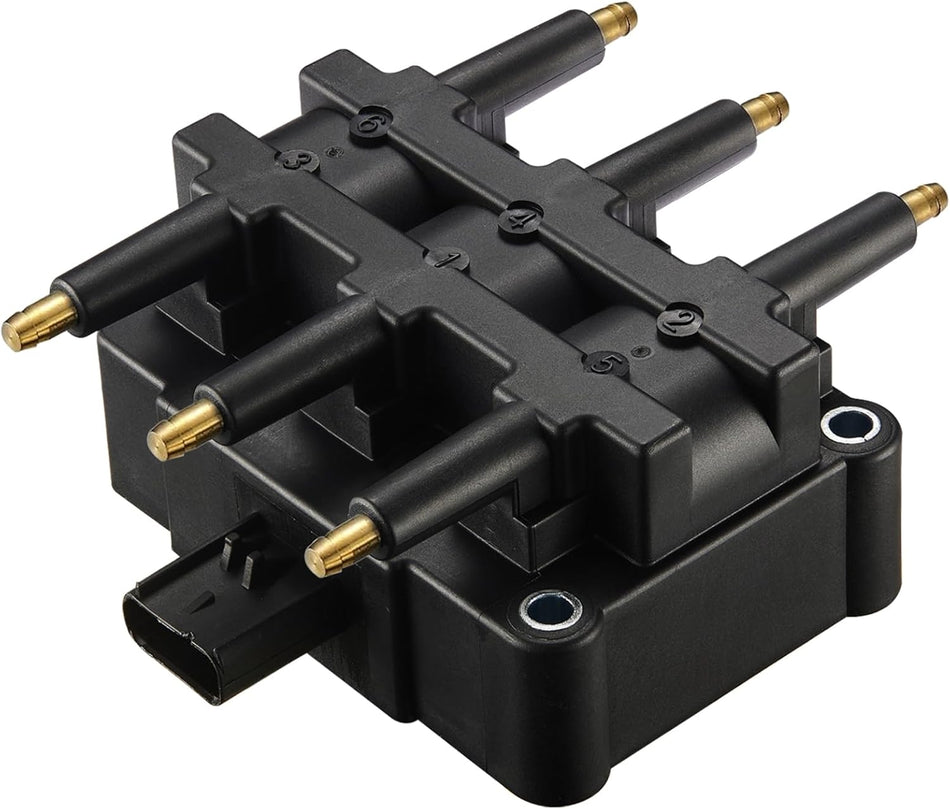BDFHYK Ignition Coil Pack UF305 Set of 1 Compatible with Chrysler Pacifica Town & Country Voyager,Compatible with Dodge Caravan Grand Caravan,Wrangler,Routan 3.3L 3.8L V6 Replacement for C1442 UF412