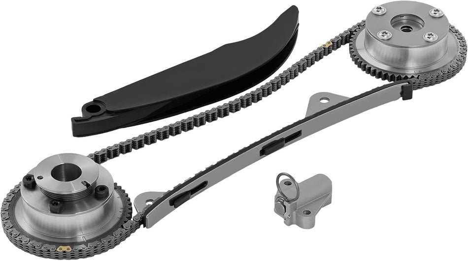 BDFHYK Engine Timing Chain Kit w/Intake & Exhaust CVVT Gear Sprocket Compatible with Hyundai Elantra GT 2011-2013 1.8L L4, Compatible with Kia Soul 2012-2014 2.0L L4 with Guide Tensioner 24321-2E000
