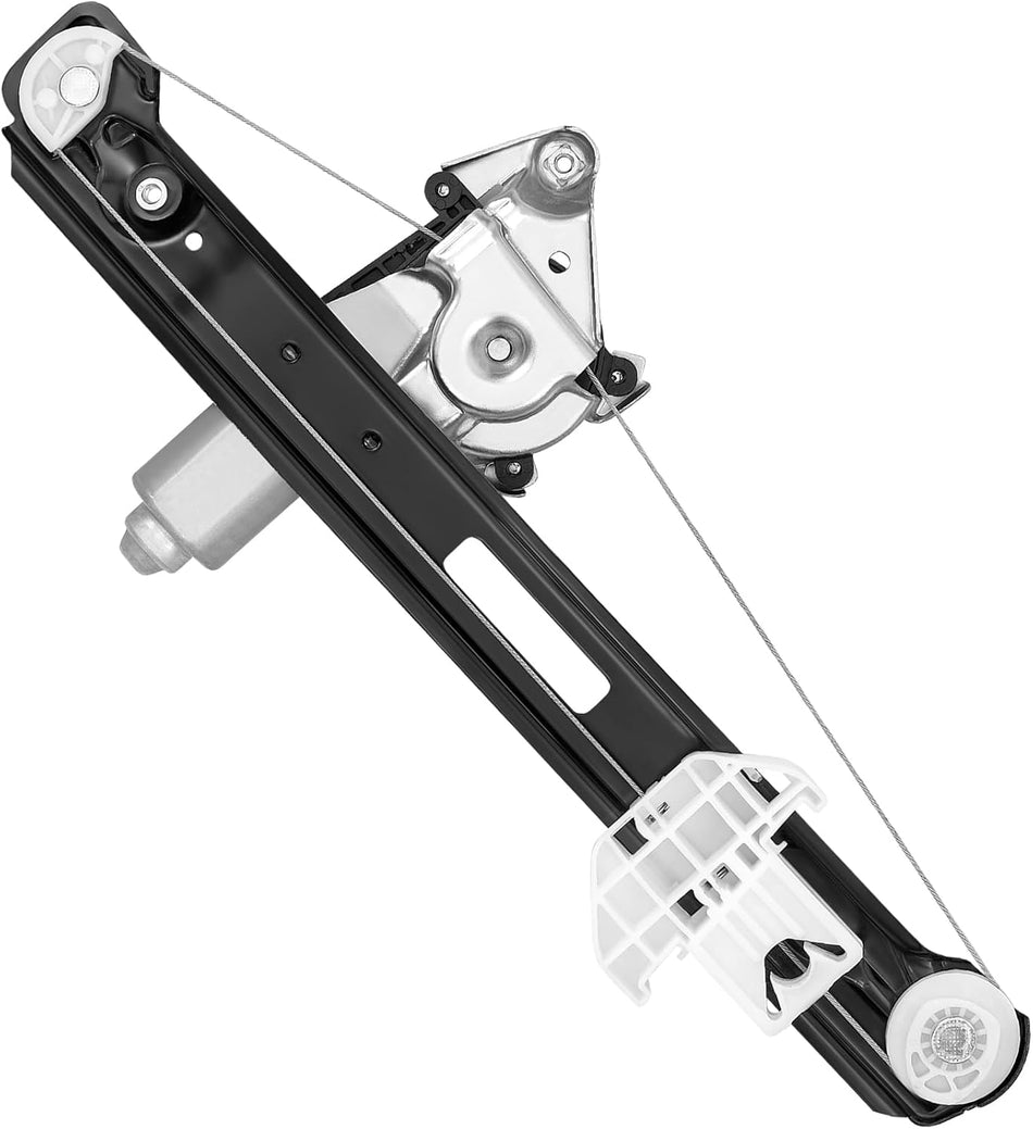 741-584 Power Window Regulator with Motor Rear Left, Compatible with Ford Focus 2000-2007