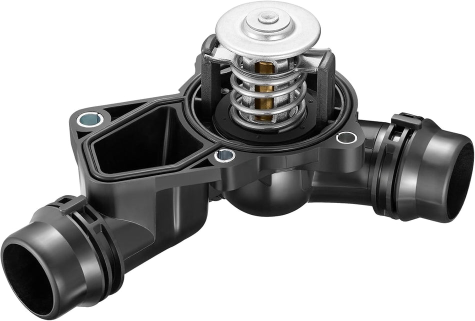 BDFHYK 902-813 Engine Coolant Thermostat Housing Assembly Compatible with BMW 320i 323Ci 323i 325Ci 325i 325xi 328Ci 328i 330Ci 330i 330xi 525i 528i 530i X3 X5 Z3 Z4 2.2L 2.5L 2.8L 3.0L Replace 33934