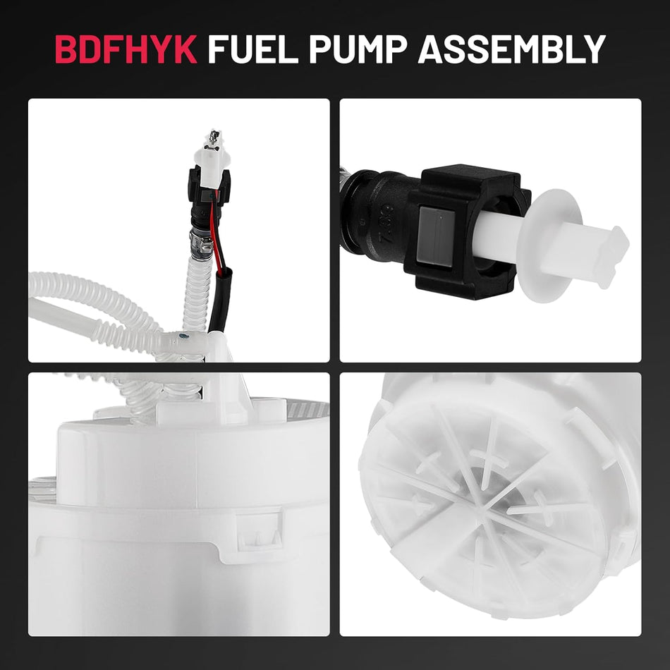 BDFHYK Electric Fuel Pump Module Assembly Compatible with Volkswagen Touareg 2004-2007 3.2L V6, 3.6L V6, 4.2L V8 Replace E8568M