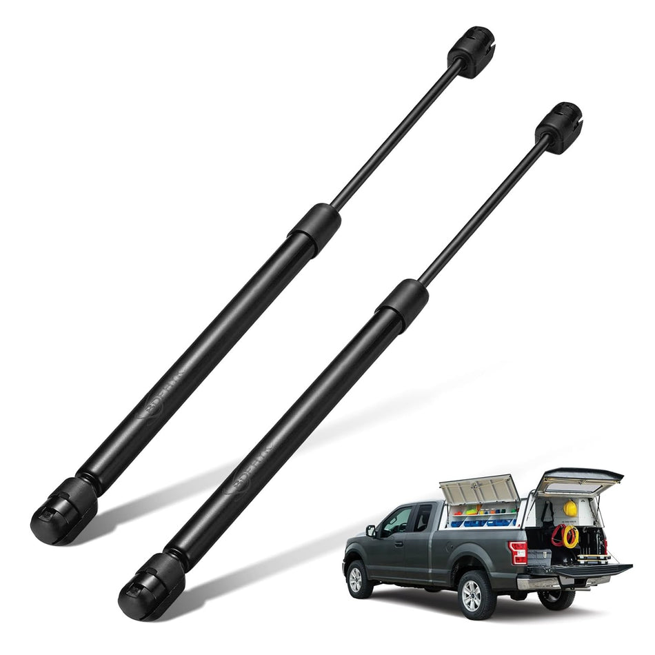 C16-09209 16 inch 38 Lbs (169 N) Camper Shell Shocks Lift Support Gas Springs Struts Props for Leer are ATC Tacoma Topper, Rust Resistant Gas Strut Gas Spring, 2 PCS