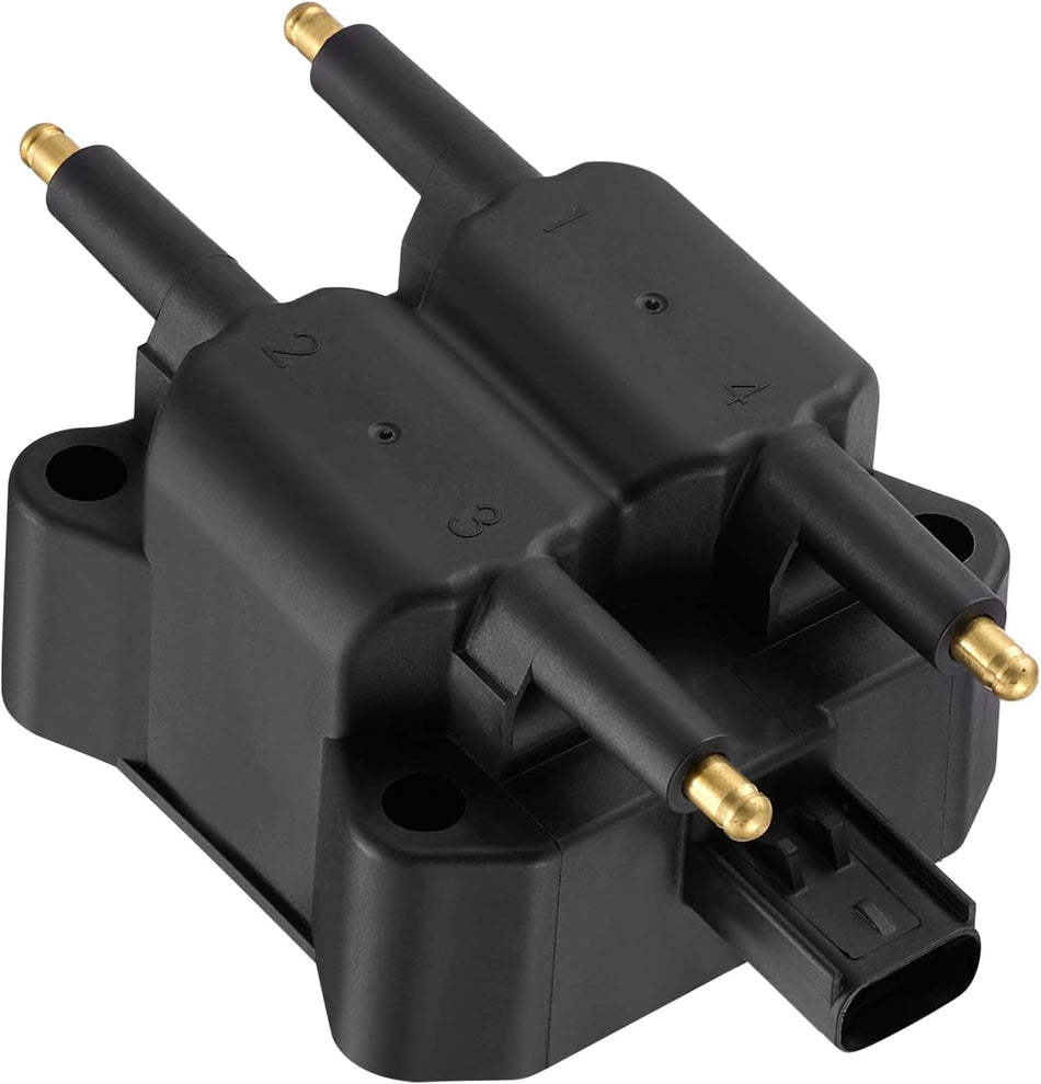 BDFHYK Ignition Coil Packs Compatible with Chrysler Cruiser Sebring,Compatible with Dodge Avenger Caravan,Liberty Wrangler,Cooper, Eclipse, Coil for UF-758 GN10142 Set of 1