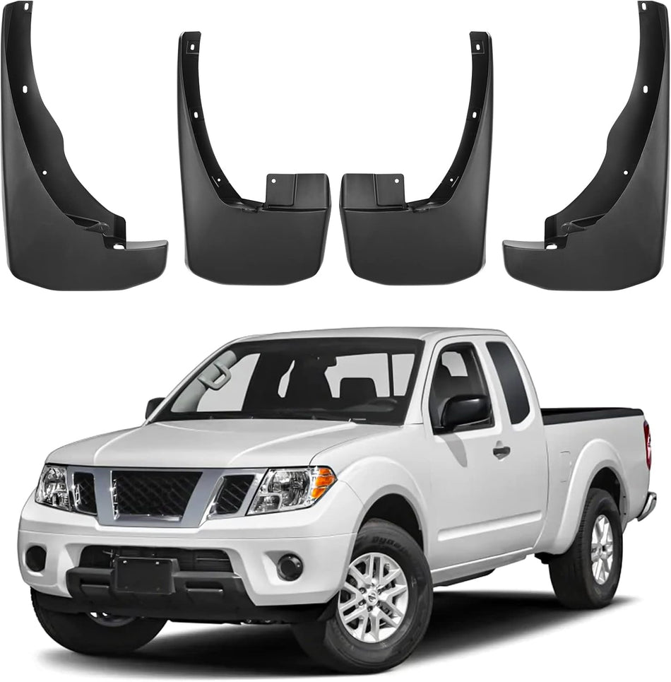 BDFHYK Mud Flaps Splash Guards Mudguards Mudflaps Compatible with Nissan Frontier 2005-2022 4PCS Front & Rear Side