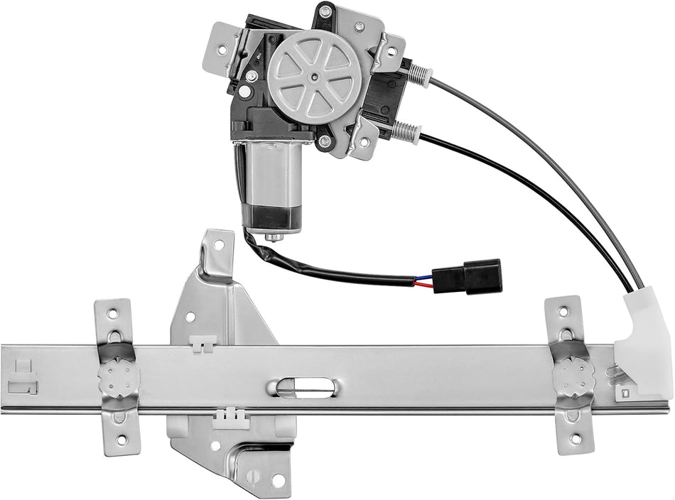 BDFHYK 741-709 Power Window Regulator with Motor Rear Right for 1997-2005 Buick Century 1998-2002 Oldsmobile Intrigue 1997-2004 Buick Regal