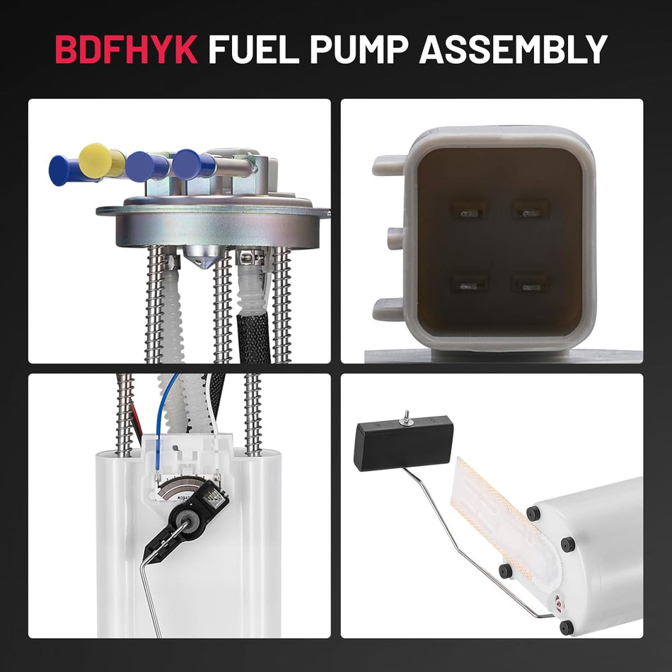BDFHYK Electric Fuel Pump Module Assembly Compatible with Chevrolet C4500/C5500/C6500/C7500 Kodiak 2006-2008 8.1L V8, Compatible with GMC C4500/C5500 Topkick 2006-2008 8.1L V8 Replace E3697M