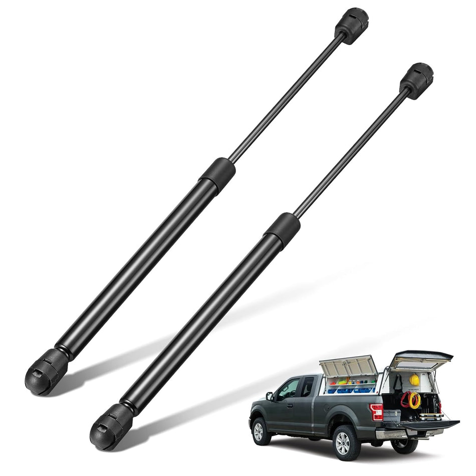 BDFHYK C16-19568 16 inch 40Lbs/(178N Gas Strut Shock Lift Support for are Leer Camper Shell Topper Rear Window, Truck Bed Cover, Cabinet lid Door, Trap Door, Outdoor Bench, shed Window, Set of 2