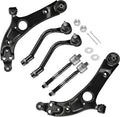 BDFHYK Front Control Arm Kit (6PCS) with Ball Joints & Tie Rod Ends For 2012-2014 Hyundai Azera, 2014-2016 Kia Cadenza