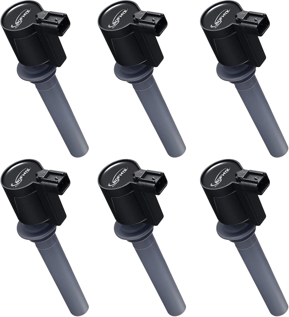 BDFHYK Ignition Coil Pack Compatible with Mazda Tribute,Compatible with Mercury Mariner Sable, Escape Taurus V6 3.0L Replacement for DG500 DG513 UF406, Set of 6