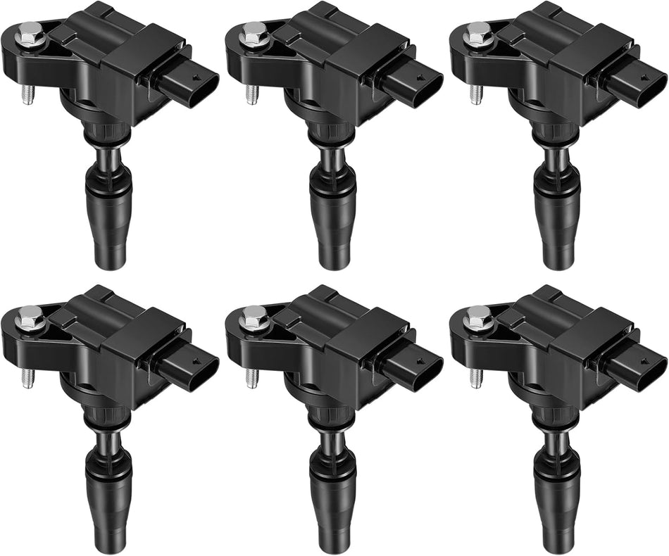 BDFHYK Ignition Coil Packs Compatible with Chevy Camaro Colorado Blazer,Compatible with GMC Acadia Canyon, Regal Sportback LaCrosse, CT5 CT6 XT5 XT6 ATS CTS V6 3.0L 3.6L Coil for UF830 C962 Set of 6