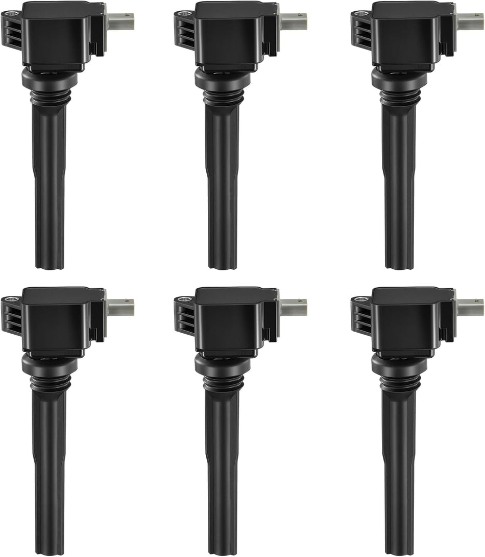 BDFHYK Ignition Coil Pack Set of 6 Compatible with Lincoln 2018-2021 Navigator 2017-2021 F-150 2018-2021 Expedition 2017-2021 GT 3.5L V6 Replacement for UF826 DG585