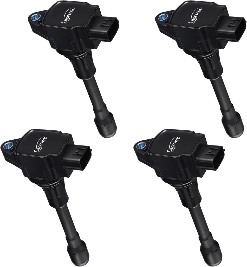 BDFHYK Ignition Coil UF549 Compatible with Nissan Altima 2008 2009 2010 2011 2012 2013 Nissan Rogue 2014 2015 2016 Nissan Frontier Sentra Nissan Versa Tiida 2017 2018 2.5L Nissan Coil Pack Set of 4