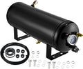 BDFHYK 1.5 Gallon Compressed Air Tank - 6 Ports with 1/4-Inch NPT Thread, 150 PSI Rated On-Board Air Tank for Air Suspension System, Air Brake System, Tire Inflation & Truck/Train Horns/Car