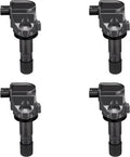 BDFHYK 4PCS Ignition Coil Pack UF531 for Audi Q7 A3 TT Quattro,VW Eos R32 Passat Touareg Porsche Cayenne V6 3.2L 3.6L,