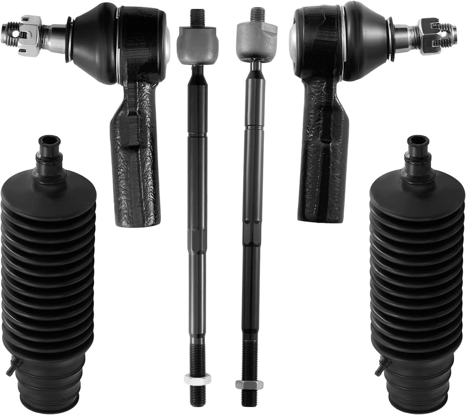 BDFHYK Front Inner and Outer Tie Rod Ends Kit with Tie Rod Boot Compatible with Toyota Camry 1992-2001, Avalon 1995-2004, Compatible with Lexus ES300 1992-2001, Replaces ES3306 EV301