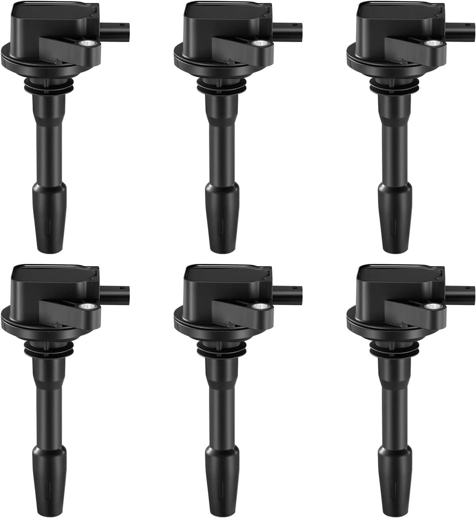 BDFHYK Ignition Coil Pack Set of 6 Compatible with 2020-2023 Explorer Police Interceptor Utility Transit-150 Transit-250 Transit-350 350HD 2018-2023 F-150 3.3L 3.5L V6 Replacement for UF825 DG564