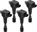BDFHYK 4PCS Ignition Coil Pack UF655 for 2011-2014 Mazda 2 1.5L L4