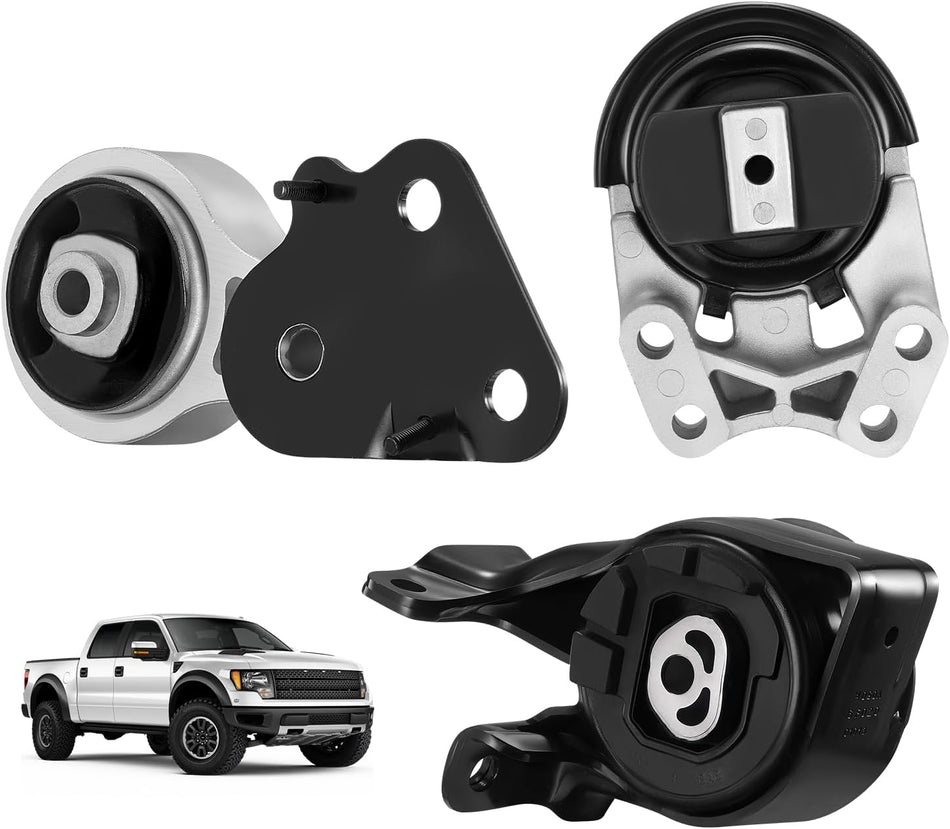 BDFHYK 3PCS Engine Motor and Trans Mounts Compatible with Lincoln MKX 2007-2010 3.5L V6, Compatible with Ford Edge 2007-2010 3.5L V6 Replace A5342, A5605, A5431,
