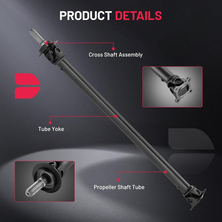 Front driveshaft assembly reference 938-320 for listed Infiniti EX35 FX35 FX45 G35 M35 and M45 applications