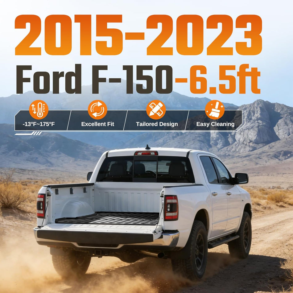 2015-2026 Chevy Colorado GMC Canyon 6FT Bed Truck Bed Mat, High-Wall TPE Liner | BDFHYK