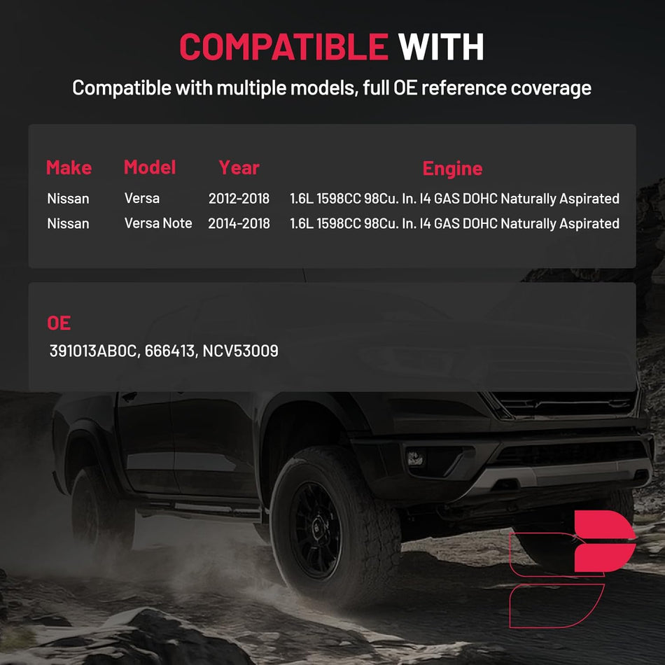 2012-2018 Nissan Versa Front Left CV Axle Shaft Assembly Replacement NCV53009