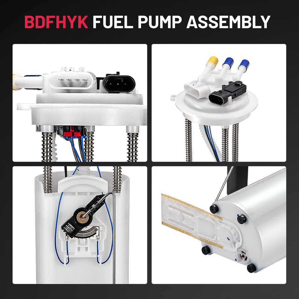 BDFHYK Fuel Pump Module Assembly E3500M Compatible with 1999-2004 Chevy Pickup Silverado GMC Sierra 4.3L 4.8L 5.3L 6.0L 8.1L w/sending unit fuel pressure sensor
