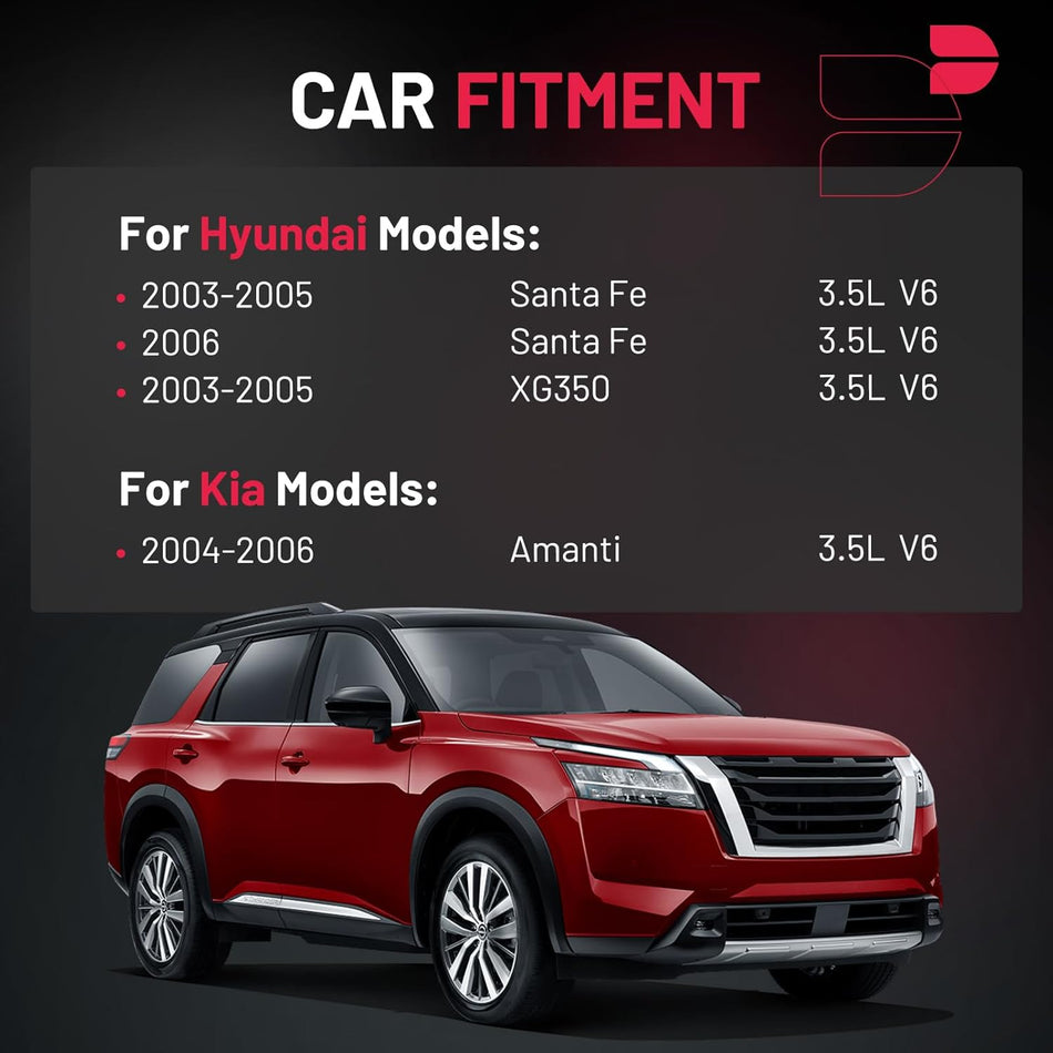 BDFHYK Ignition Coil Packs Compatible with Kia 2004-2006 Amanti, Compatible with Hyundai 2003-2006 Santa Fe,2003-2005 XG350 3.5L V6, Coil for UF439 E505E 5C1428 GN10304 Set of 3