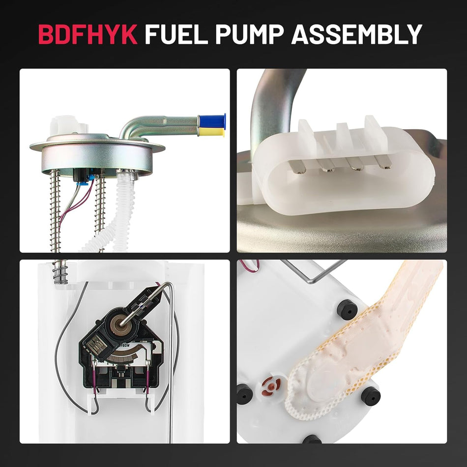 BDFHYK Electric Fuel Pump Module Assembly Compatible with Hummer H2 2003 6.0L V8 Replace E3558M