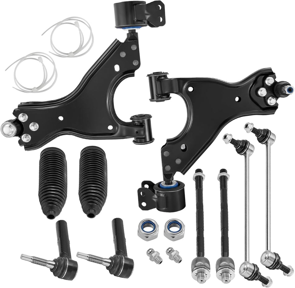 BDFHYK 10PCS Suspension Kit Control Arms,with Ball Joint Compatible with Buick Enclave, Compatible with Chevy Traverse, Compatible with GMC Acadia Limited, Compatible with Saturn Outlook