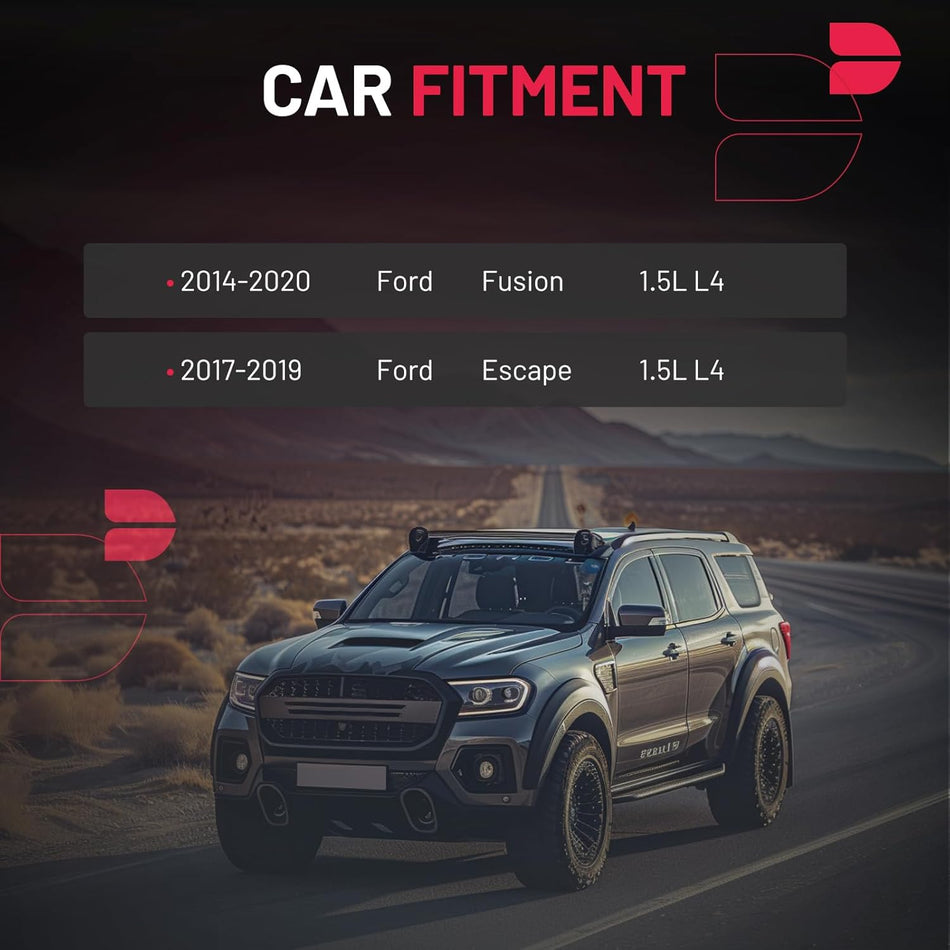 BDFHYK Ignition Coil Pack UF-735 and Iridium Spark Plugs SP539 Compatible with 2014-2020 Fusion 1.5L L4 2017-2019 Escape 1.5L L4 DS7Z12029A DG554,Sets of 4