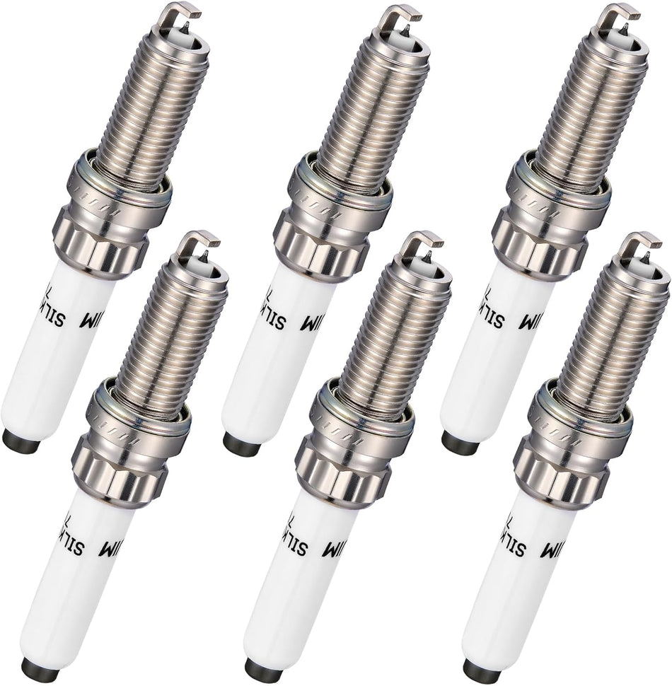 BDFHYK 93560 Platinum Iridium Spark Plugs Compatible with Porsche Cayenne Macan Panamera,Compatible with Audi A6 allroad Quattro A7 Sportback A8 Quattro Q7 Q8 RS5 S4 S5 S6 S7 SQ5 2.9L 3.0L V6 Set of 4