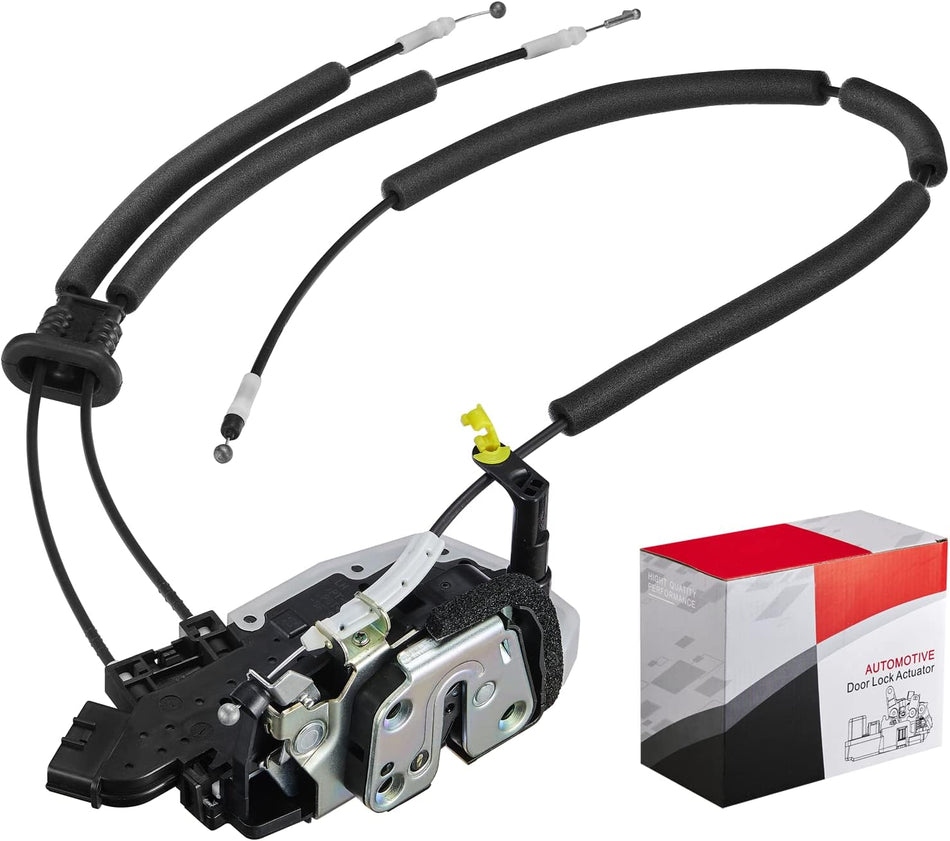 SYERAL Power Door Lock Actuator Assembly 937-266 Front Left Driver Side Door Latch Compatible with Nissan 2008-2015 Rogue, 2014-2015 Rogue Select