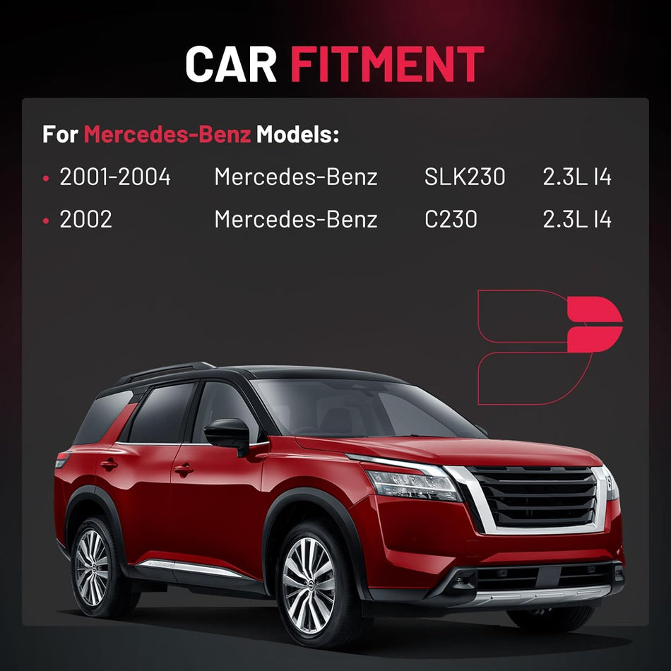 BDFHYK Ignition Coil Packs Compatible with Mercedes-Benz 2001-2004 SLK230, 2002 C230 2.3L l4,Coil for UF536 UF536T C964 GN10604 1788437 SKIC174 5018 5C1746 C1689 Set of 4