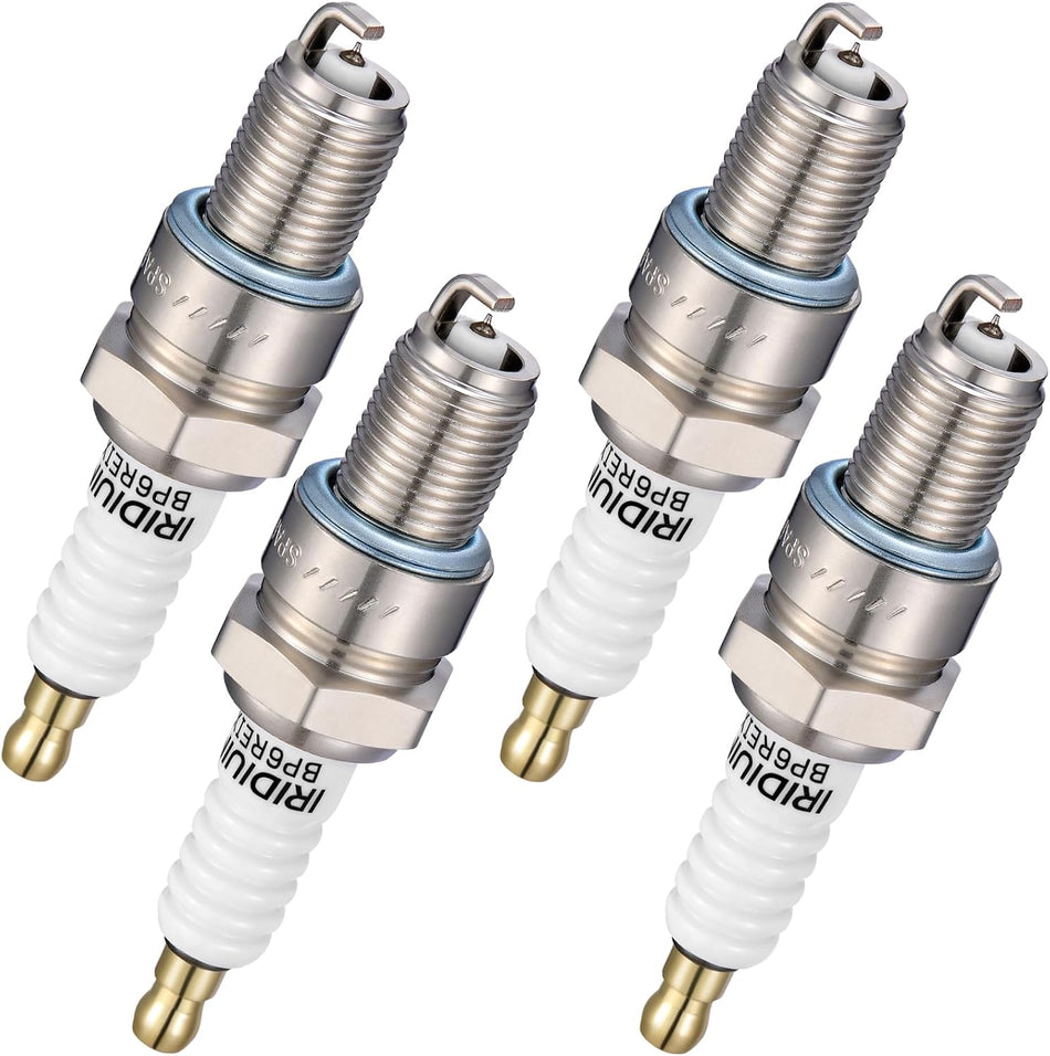 BDFHYK 6578 Iridium Spark Plugs Compatible with Cherokee 300 Special Calais Suburban Dart 2.0L 3.2L 5.0L L4 L6 V8 Replacement for BPR4ES Set of 4