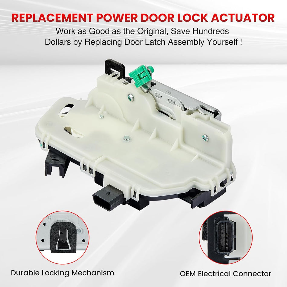 SYERAL Rear Right Passenger Side Power Door Lock Latch Actuator Compatible with 2009-2014 F-150, 2010-2014 Mustang, 11-19 Explorer, 13-19 Taurus 10-14 Lincoln Mark LT Replacement# 9L3Z-5426412-A