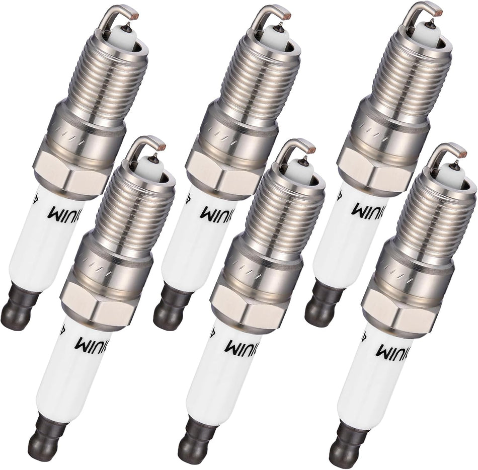 BDFHYK 41-962 Iridium Spark Plugs Compatible with Buick LaCrosse,Escalade CTS,Compatible with Chevy Avalanche Express Tahoe, Envoy Savana Sierra Yukon 4.8L 5.3L 6.0L V8 Replacement for 94567 Set of 6