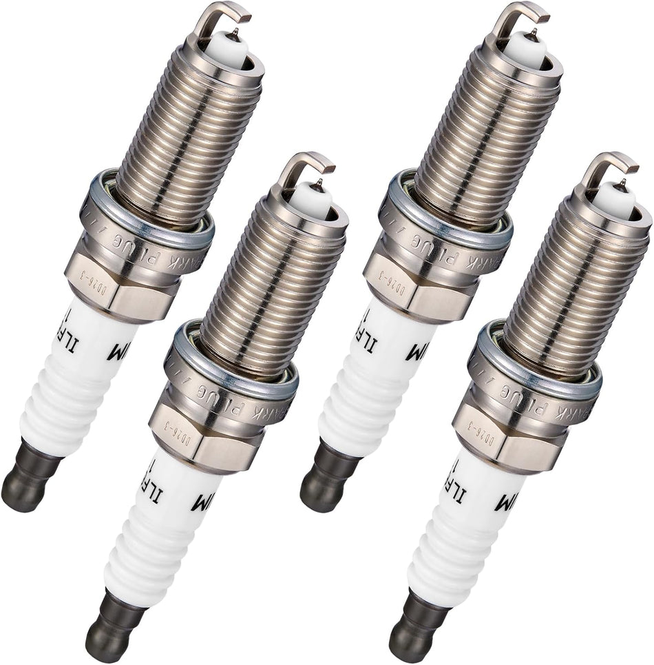 BDFHYK 3417 Iridium Spark Plugs Compatible with INFINITI FX35,Compatible with Jeep Cherokee,200,Challenger Dart,Santa Fe,Optima,350Z, Ram 1500 2.0L 2.5L 4.0L L4 V6 V8 Set of 4