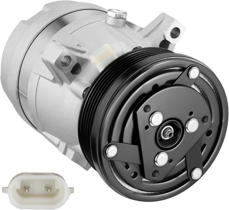 BDFHYK 89018838 Air Conditioning A/C Compressor with Clutch Compatible with Chevrolet Camaro V6 3.8L 1995-2002, Compatible with Pontiac Firebird V6 3.8L 1995-2002