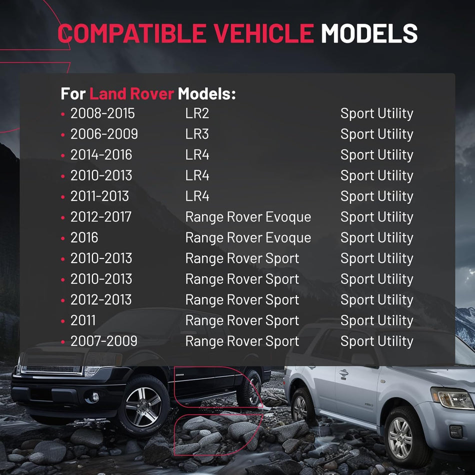 SYERAL Power Door Lock Actuator Front Left Driver Side Compatible with Land Rover LR2 2008-2015 LR3 2006-2009 LR4 2010-2016 Range Rover Evoque 2012-2017 Range Rover Sport 2007-2013 Replaces LR091527