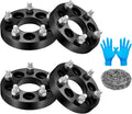 5x100 to 5x114.3 Wheel Adapters 1 Inch for Subaru Toyota Pontiac Chevy, M12x1.5 Studs, 64.1mm Hub Bore, Set of 4