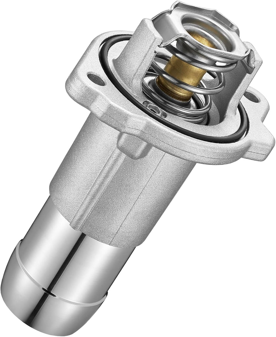 BDFHYK 902-847 Upgrade Aluminium Coolant Thermostat Housing Assembly Compatible with Hummer H3 H3T, compatible with Chevy Colorado, compatible with GMC Canyon 2.8L 2.9L 3.5L 3.7L Replace 12622316