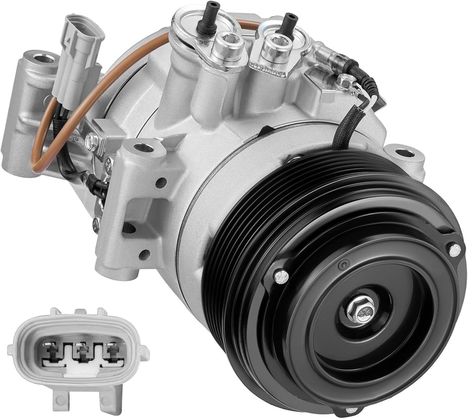 BDFHYK 168677 Air Conditioning A/C Compressor with Clutch Compatible with Toyota Tacoma L4 2.7L 2016 2017 2018 2019 2020 2021 2022 2023, Tacoma V6 3.5L 2016-2023