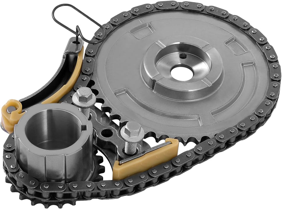 BDFHYK Engine Timing Chain Kit with Sprocket Tensioner Compatible with Chevy Compatible with GMC Fit for 2007-2017 Express,Silverado,Tahoe,Sierra,Yukon,Suburban,Camaro,H3,CTS, 4.8L 5.3L 6.0L 6.2L V8