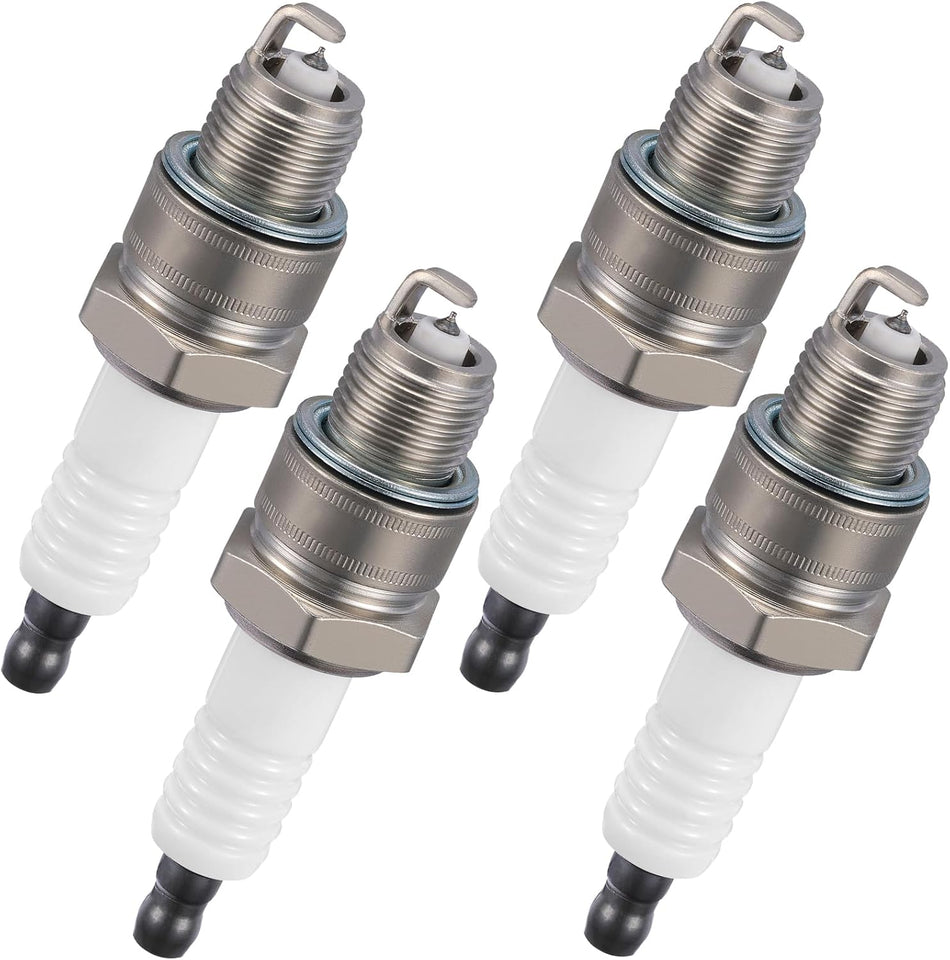 BDFHYK 4495 Iridium Spark Plugs Compatible with Outboard for Mercury 6 8 40 50 115 125 20 30 40 45 55 60 80 Jet Sea Pro 225 Work 25 2-Stroke Universal Spark Plugs Replacement for BPZ8HN10 Set of 4