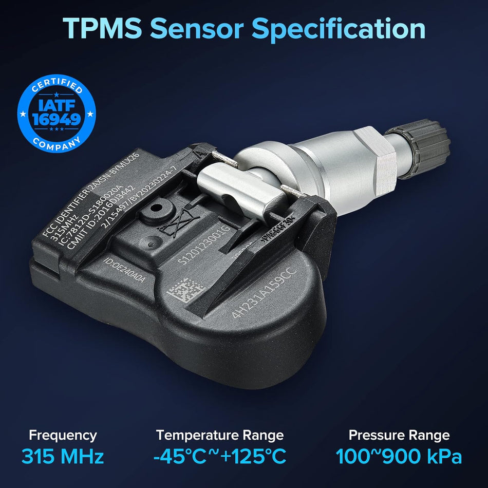 BDFHYK 315MHz TPMS Sensor for Land Rover Range Rover Sport, Evoque, LR3, Jaguar XJ S-Type 2005-2013