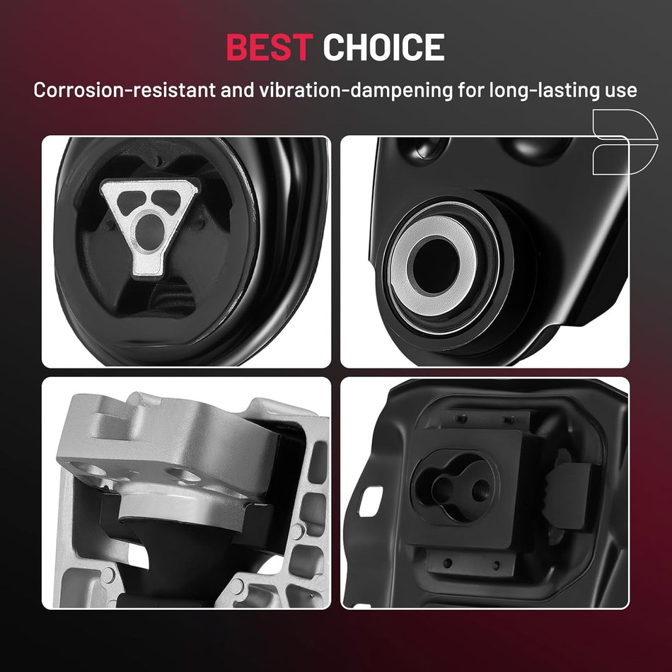 BDFHYK 4PCS Engine Motor and Trans Mounts Compatible with Mazda 3 2010 2.0L L4 Replace A4405,A4420,A4418,A4402,