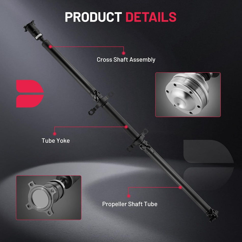 BDFHYK 65-2005 Rear Drive Shaft Complete DriveShaft Assembly Compatible with Lincoln 2007-2008 MKX 3.5L V6, Compatible with Ford 2007-2008 Edge 3.5L V6, AWD