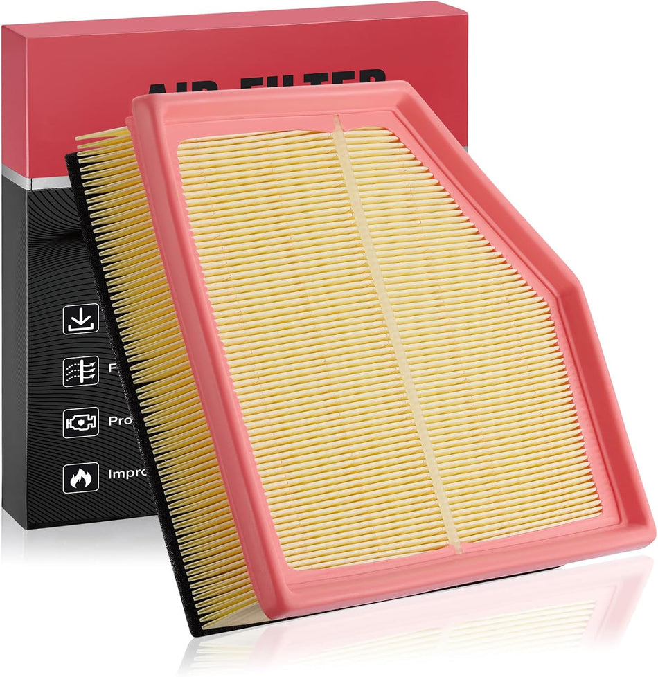 BDFHYK CA10500 Engine Air Filter Compatible with Volvo S60, S80, V60, V70, XC60, XC70, 2008-2016, 3.0L 3.2L, Replace# 30745344