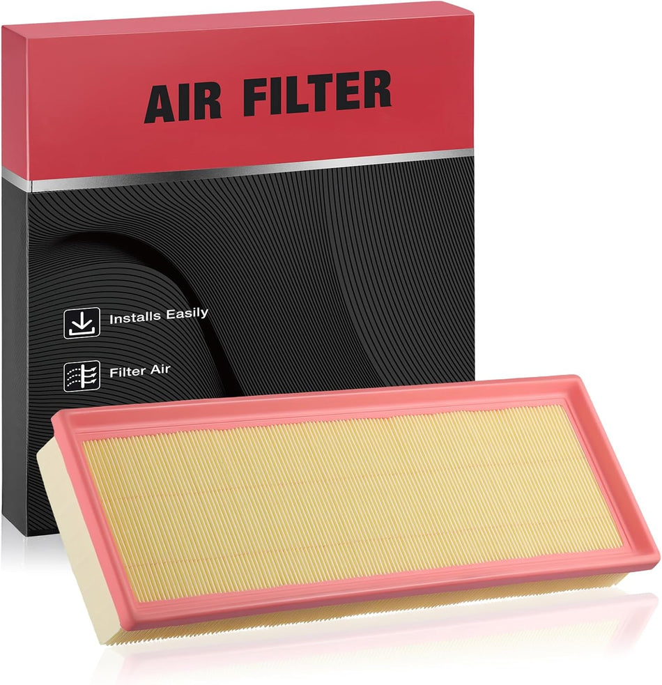 BDFHYK Engine Air Filter Compatible with Fiat 2012 2013 2014 2015 2016 2017 500 1.4L l4, Replace# CA11109, 68073648AA, AF5199, A3648