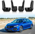 Mud Flaps for Honda Civic Si 2017-2019, Front & Rear 4PCS, Without Fender Flares
